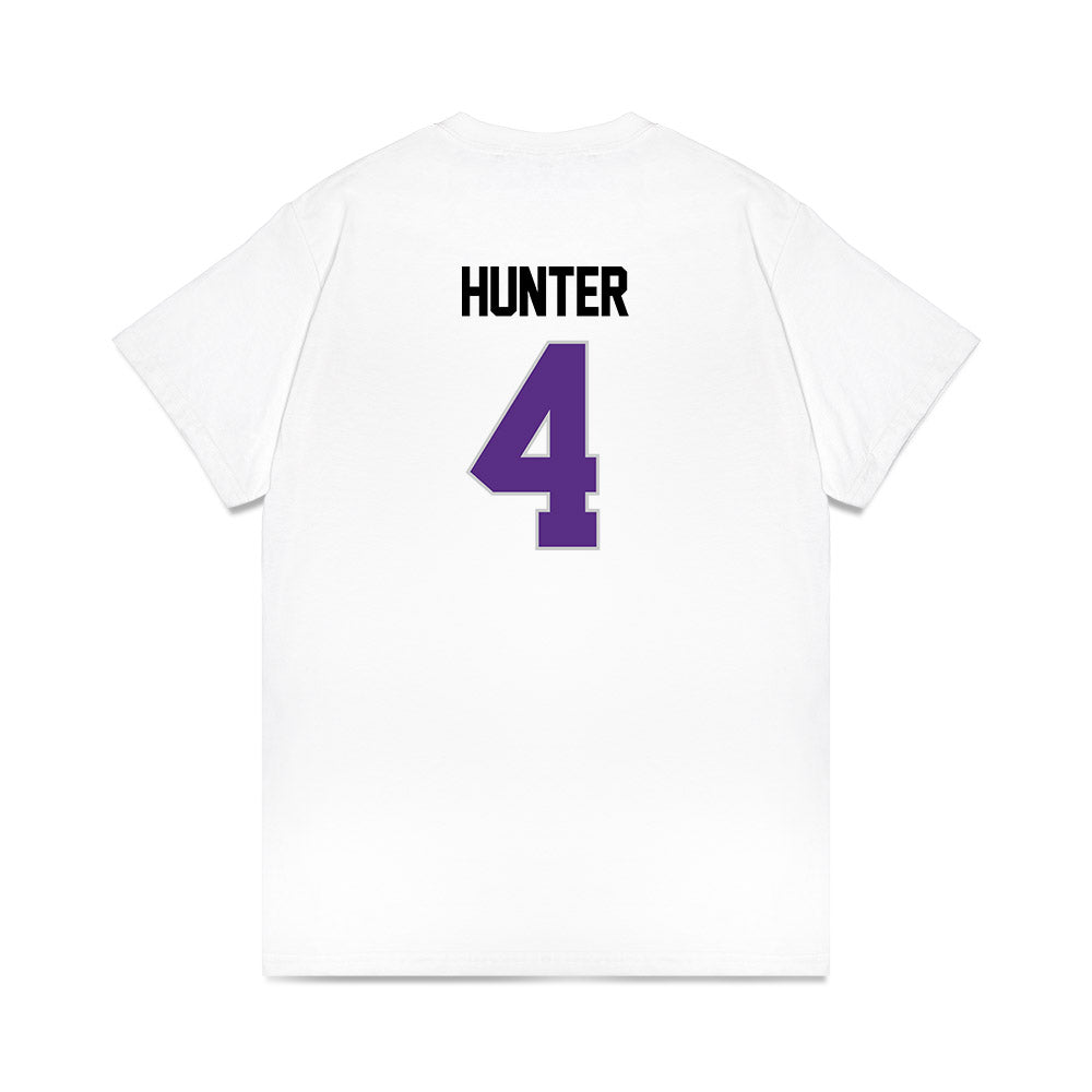 TCU - NCAA Women's Basketball : Donovyn Hunter - NCAA® March Madness® 2025 Elite 8 Shersey Premium T-Shirt-1