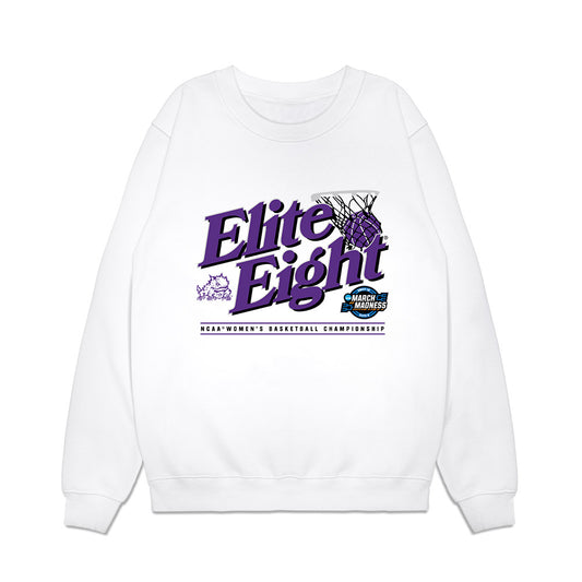 TCU - NCAA Women's Basketball : Taylor Bigby - NCAA® March Madness® 2025 Elite 8 Shersey Premium Crewneck Sweatshirt-0