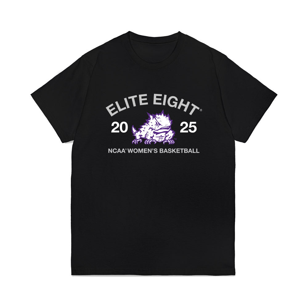 TCU - NCAA Women's Basketball : - NCAA® March Madness® 2025 Elite 8 Roster Premium T-Shirt-0