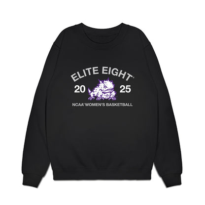 TCU - NCAA Women's Basketball : - NCAA® March Madness® 2025 Elite 8 Roster Premium Crewneck Sweatshirt-0