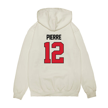 NC State - NCAA Women's Basketball : Khamil Pierre - NCAA® March Madness® 2025 Elite 8 Shersey Premium Hooded Sweatshirt-1