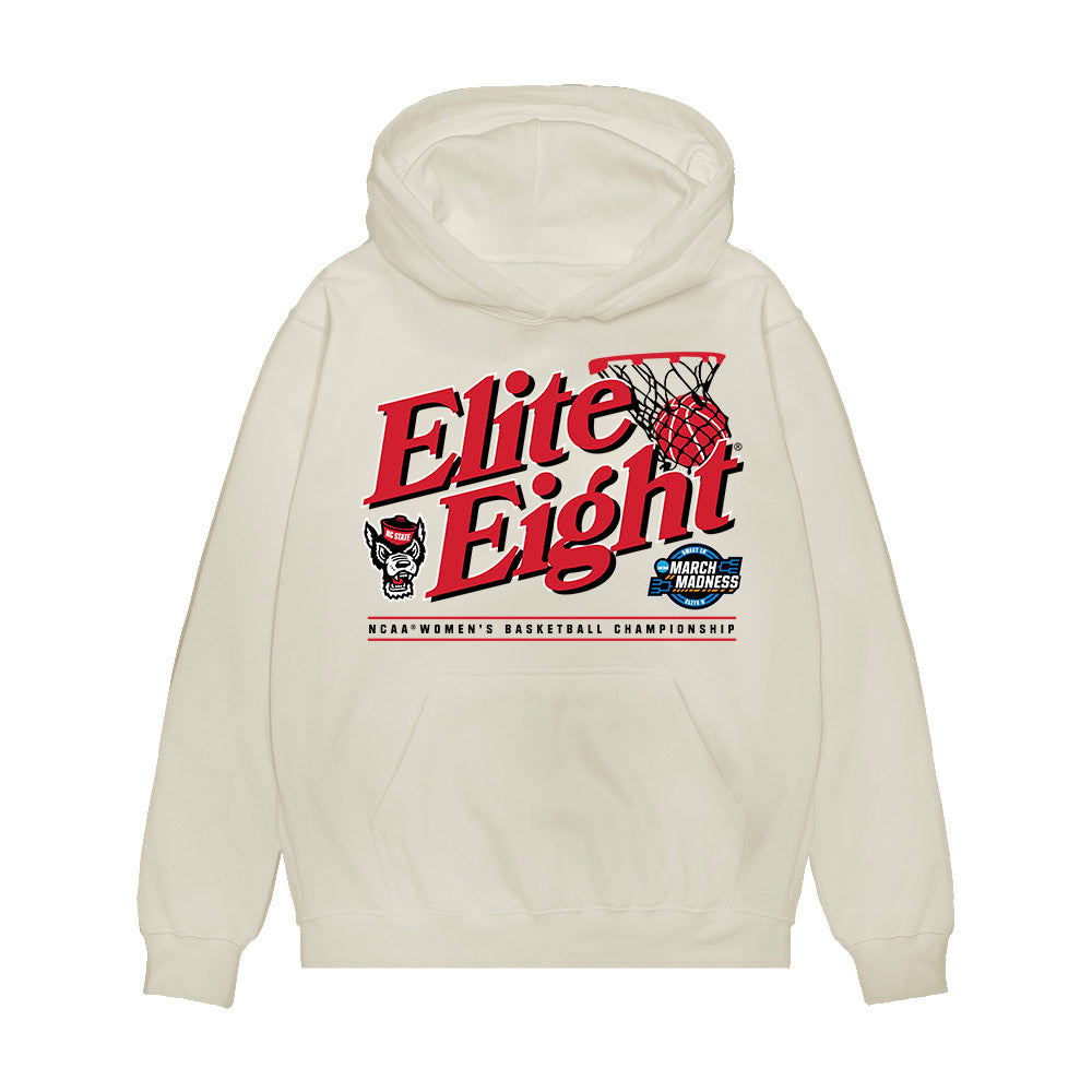 NC State - NCAA Women's Basketball : Kyshe Lunan - NCAA® March Madness® 2025 Elite 8 Shersey Premium Hooded Sweatshirt-0