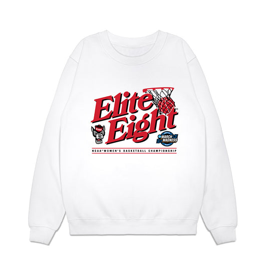 NC State - NCAA Women's Basketball : Qadence Samuels - NCAA® March Madness® 2025 Elite 8 Shersey Premium Crewneck Sweatshirt-0