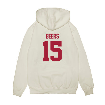 Oklahoma - NCAA Women's Basketball : Raegan Beers - NCAA® March Madness® 2025 Elite 8 Shersey Premium Hooded Sweatshirt-1