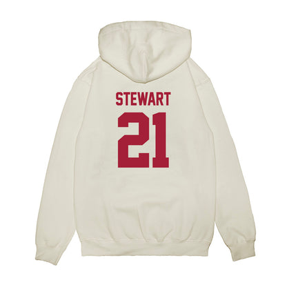 Oklahoma - NCAA Women's Basketball : Brooklyn Stewart - NCAA® March Madness® 2025 Elite 8 Shersey Premium Hooded Sweatshirt-1