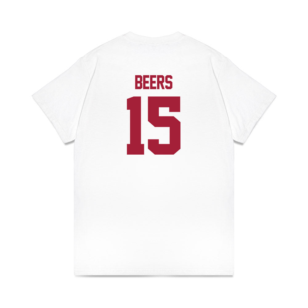 Oklahoma - NCAA Women's Basketball : Raegan Beers - NCAA® March Madness® 2025 Elite 8 Shersey Premium T-Shirt-2