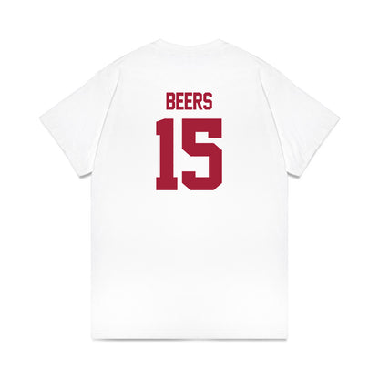 Oklahoma - NCAA Women's Basketball : Raegan Beers - NCAA® March Madness® 2025 Elite 8 Shersey Premium T-Shirt-2