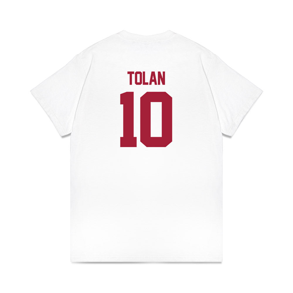 Oklahoma - NCAA Women's Basketball : Emma Tolan - NCAA® March Madness® 2025 Elite 8 Shersey Premium T-Shirt-3