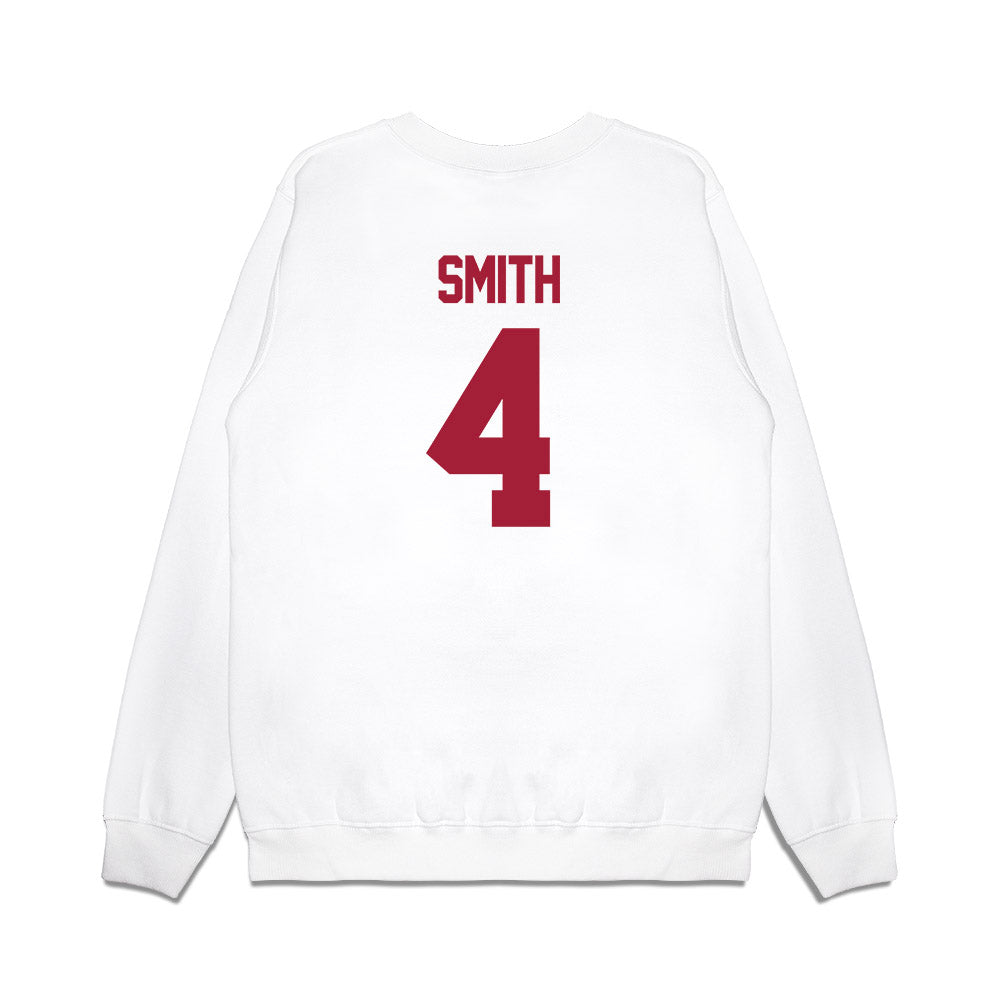Oklahoma - NCAA Women's Basketball : Caya Smith - NCAA® March Madness® 2025 Elite 8 Shersey Premium Crewneck Sweatshirt-1