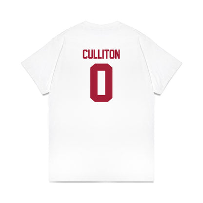 Oklahoma - NCAA Women's Basketball : Beatrice Culliton - NCAA® March Madness® 2025 Elite 8 Shersey Premium T-Shirt-3