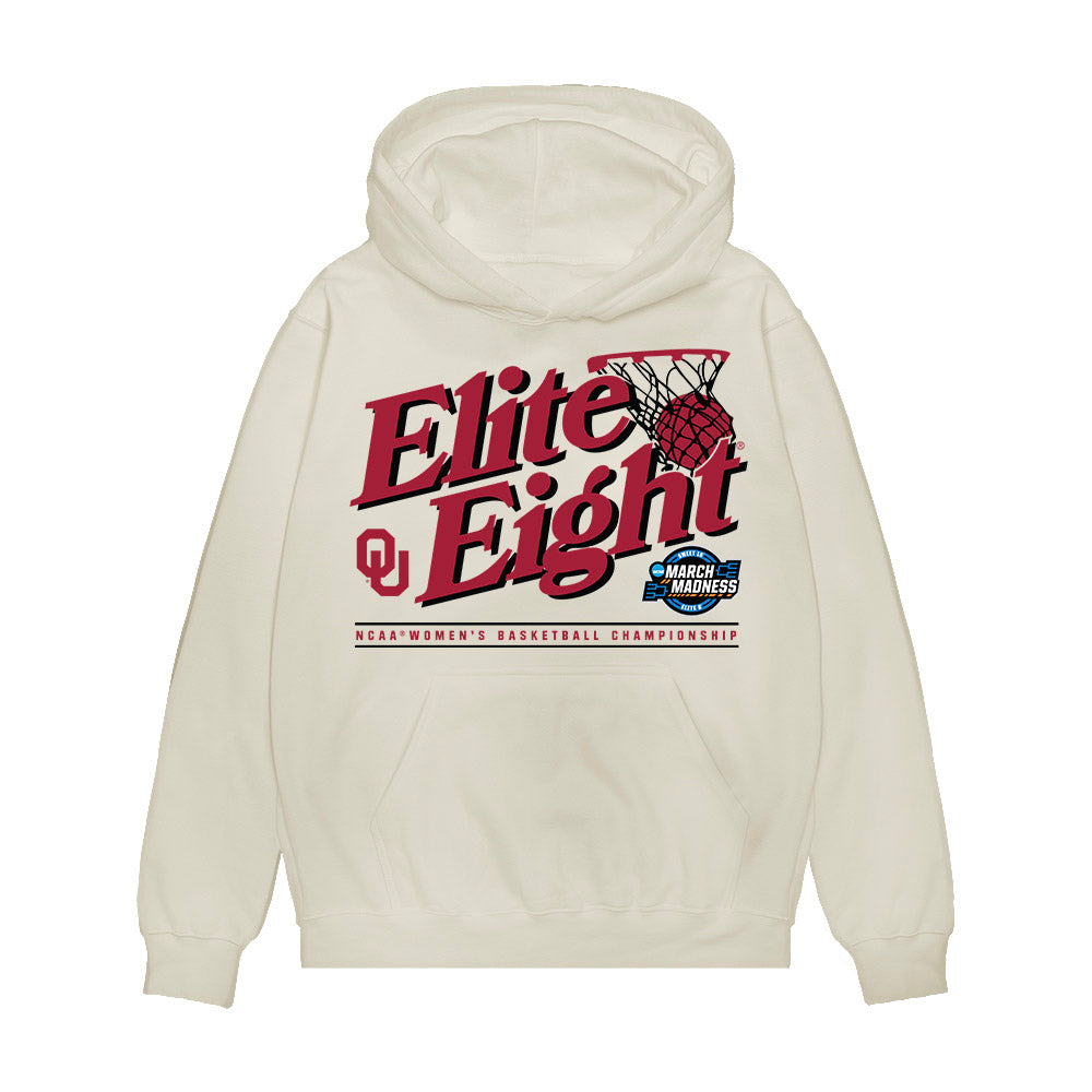Oklahoma - NCAA Women's Basketball : Brooklyn Stewart - NCAA® March Madness® 2025 Elite 8 Shersey Premium Hooded Sweatshirt-0