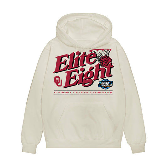 Oklahoma - NCAA Women's Basketball : Beatrice Culliton - NCAA® March Madness® 2025 Elite 8 Shersey Premium Hooded Sweatshirt-0