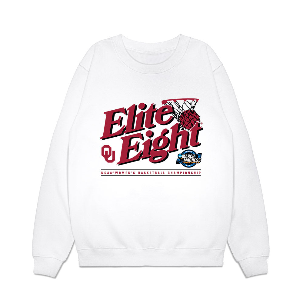 Oklahoma - NCAA Women's Basketball : Sahara Williams - NCAA® March Madness® 2025 Elite 8 Shersey Premium Crewneck Sweatshirt-0