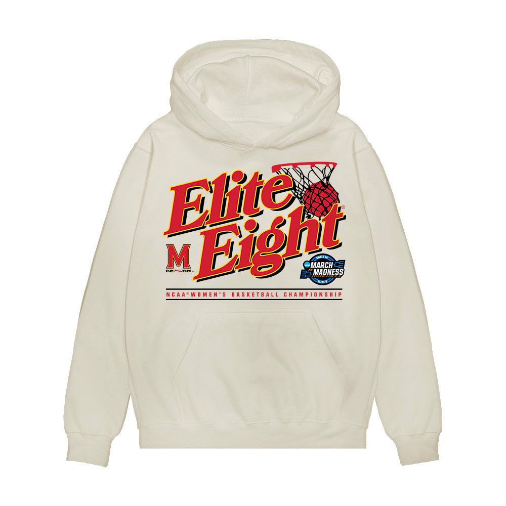Maryland - NCAA Women's Basketball : Yarden Garzon - NCAA® March Madness® 2025 Elite 8 Shersey Premium Hooded Sweatshirt-0