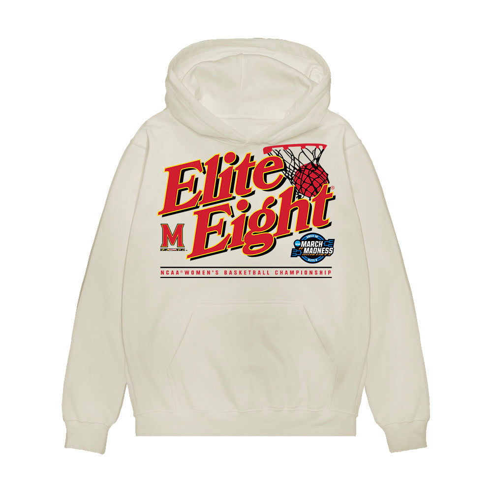 Maryland - NCAA Women's Basketball : Yarden Garzon - NCAA® March Madness® 2025 Elite 8 Shersey Premium Hooded Sweatshirt-0