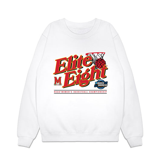 Maryland - NCAA Women's Basketball : Yarden Garzon - NCAA® March Madness® 2025 Elite 8 Shersey Premium Crewneck Sweatshirt-0