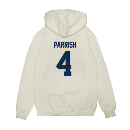West Virginia - NCAA Women's Basketball : Madison Parrish - NCAA® March Madness® 2025 Elite 8 Shersey Premium Hooded Sweatshirt-1