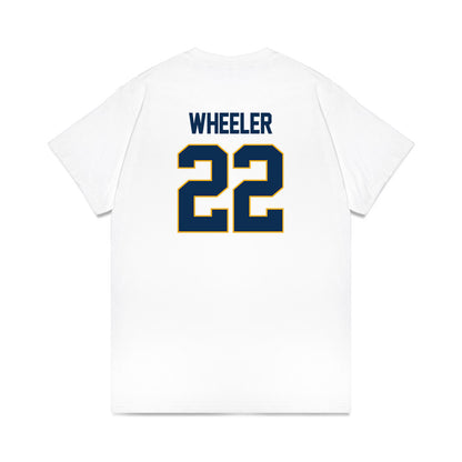 West Virginia - NCAA Women's Basketball : Kierra Wheeler - NCAA® March Madness® 2025 Elite 8 Shersey Premium T-Shirt-1