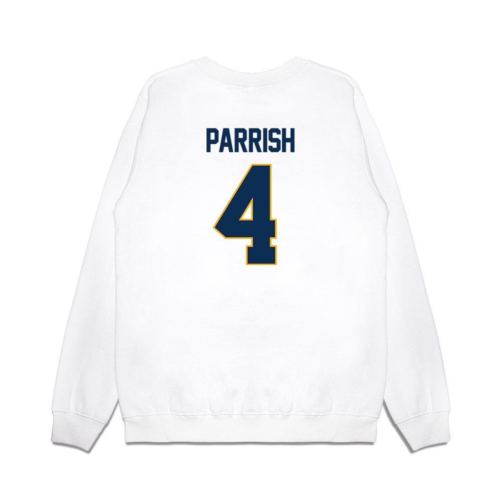 West Virginia - NCAA Women's Basketball : Madison Parrish - NCAA® March Madness® 2025 Elite 8 Shersey Premium Crewneck Sweatshirt-1