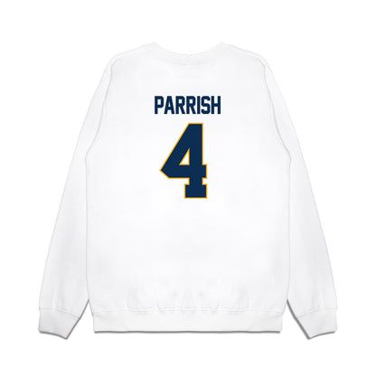 West Virginia - NCAA Women's Basketball : Madison Parrish - NCAA® March Madness® 2025 Elite 8 Shersey Premium Crewneck Sweatshirt-1