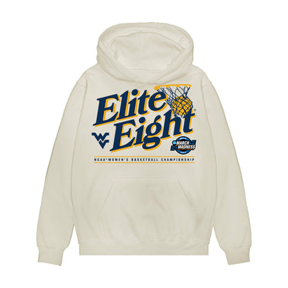 West Virginia - NCAA Women's Basketball : Jordan Thomas - NCAA® March Madness® 2025 Elite 8 Shersey Premium Hooded Sweatshirt-0