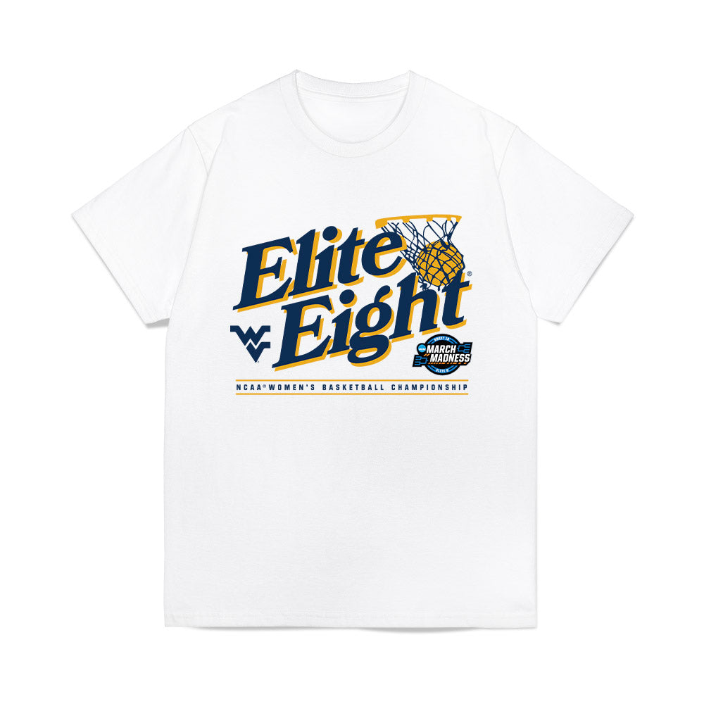 West Virginia - NCAA Women's Basketball : Jordan Thomas - NCAA® March Madness® 2025 Elite 8 Shersey Premium T-Shirt-0
