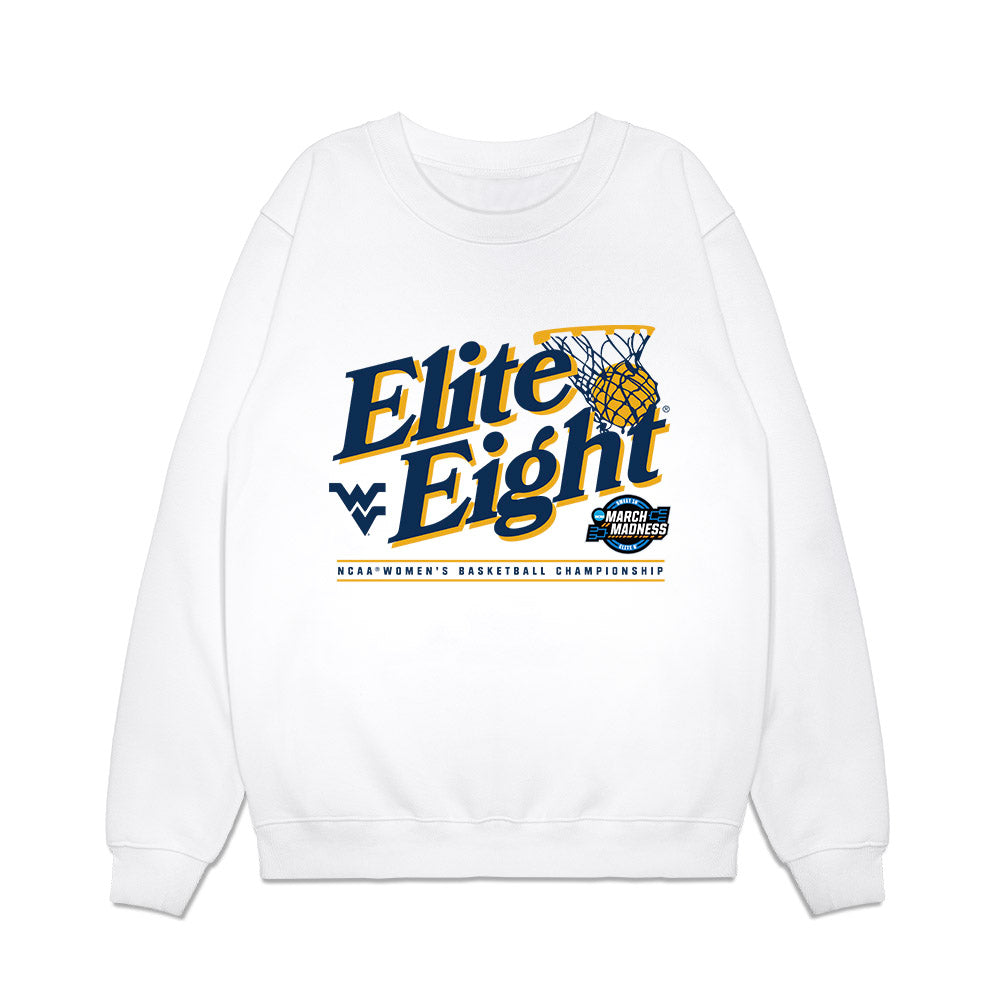 West Virginia - NCAA Women's Basketball : Madison Parrish - NCAA® March Madness® 2025 Elite 8 Shersey Premium Crewneck Sweatshirt-0