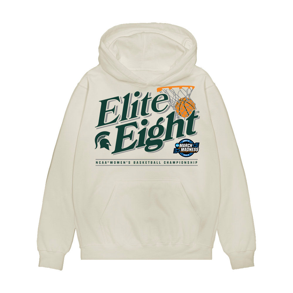 Michigan State - NCAA Women's Basketball : Jalyn Brown - NCAA® March Madness® 2025 Elite 8 Shersey Premium Hooded Sweatshirt-0