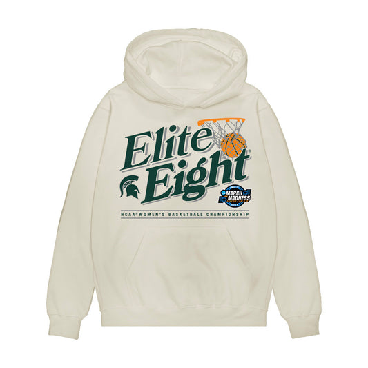 Michigan State - NCAA Women's Basketball : Ines Sotelo - NCAA® March Madness® 2025 Elite 8 Shersey Premium Hooded Sweatshirt-0