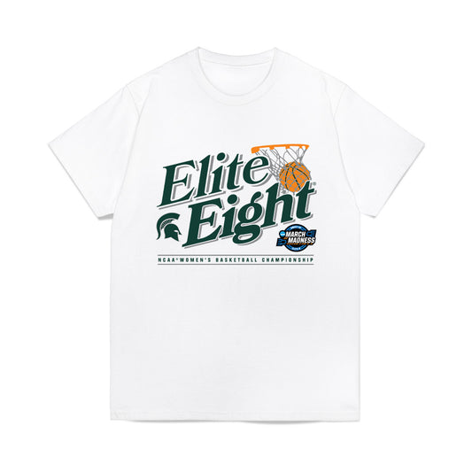 Michigan State - NCAA Women's Basketball : Isa Alexander - NCAA® March Madness® 2025 Elite 8 Shersey Premium T-Shirt-0