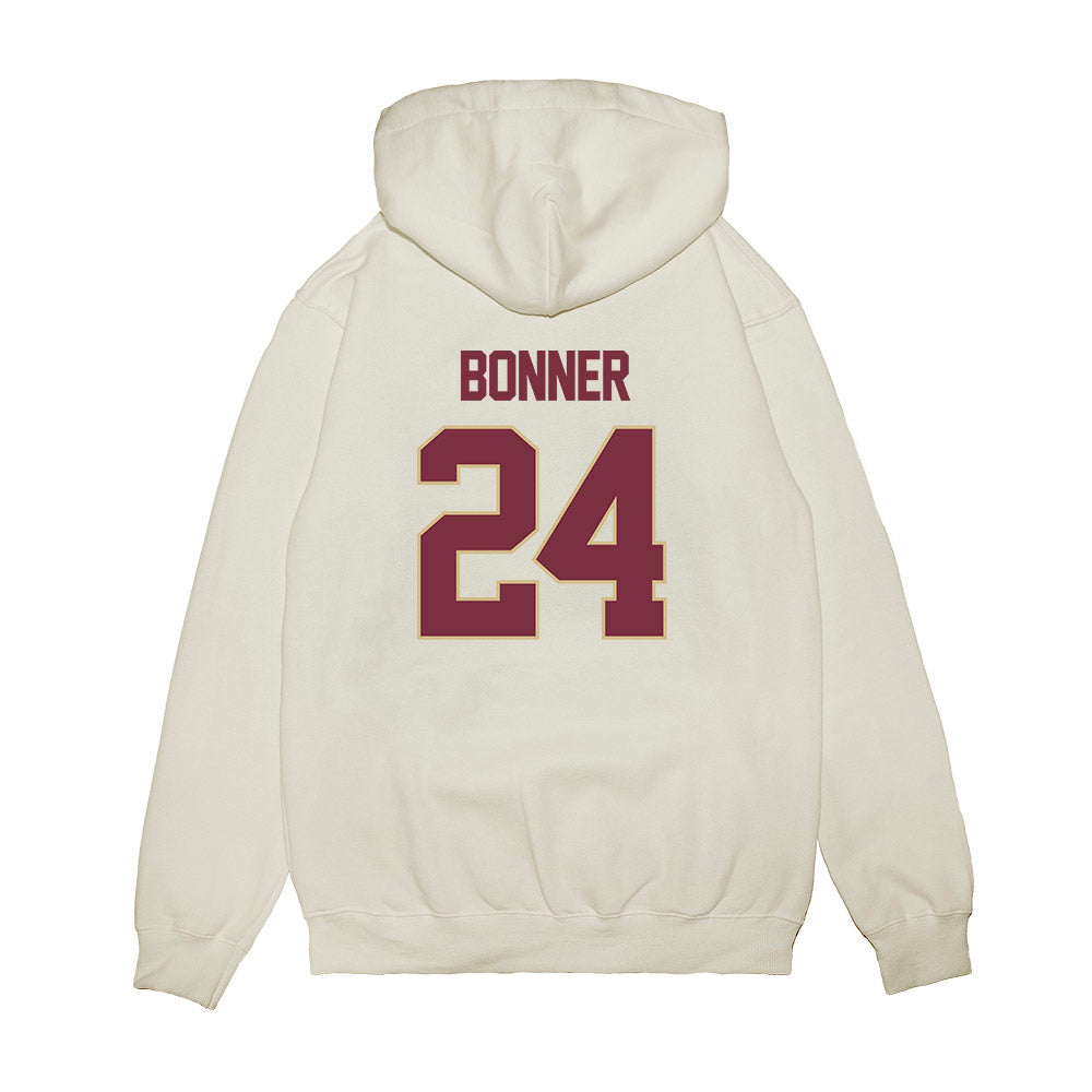 FSU - NCAA Women's Basketball : Amaya Bonner - NCAA® March Madness® 2025 Elite 8 Shersey Premium Hooded Sweatshirt-1