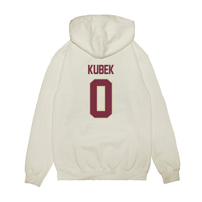 FSU - NCAA Women's Basketball : Allie Kubek - NCAA® March Madness® 2025 Elite 8 Shersey Premium Hooded Sweatshirt-1