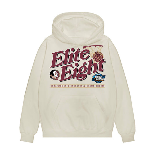FSU - NCAA Women's Basketball : Allie Kubek - NCAA® March Madness® 2025 Elite 8 Shersey Premium Hooded Sweatshirt-0