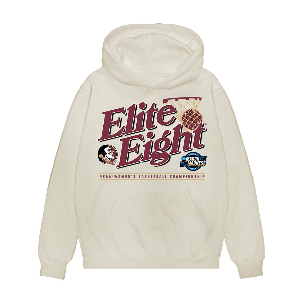 FSU - NCAA Women's Basketball : Pania Davis - NCAA® March Madness® 2025 Elite 8 Shersey Premium Hooded Sweatshirt-0