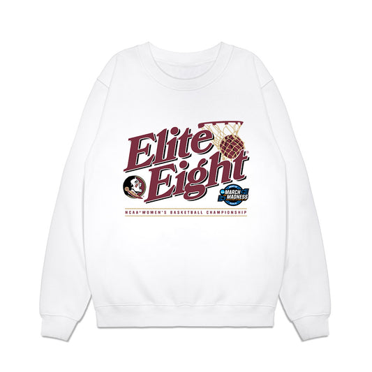 FSU - NCAA Women's Basketball : Jasmine Shavers - NCAA® March Madness® 2025 Elite 8 Shersey Premium Crewneck Sweatshirt-0