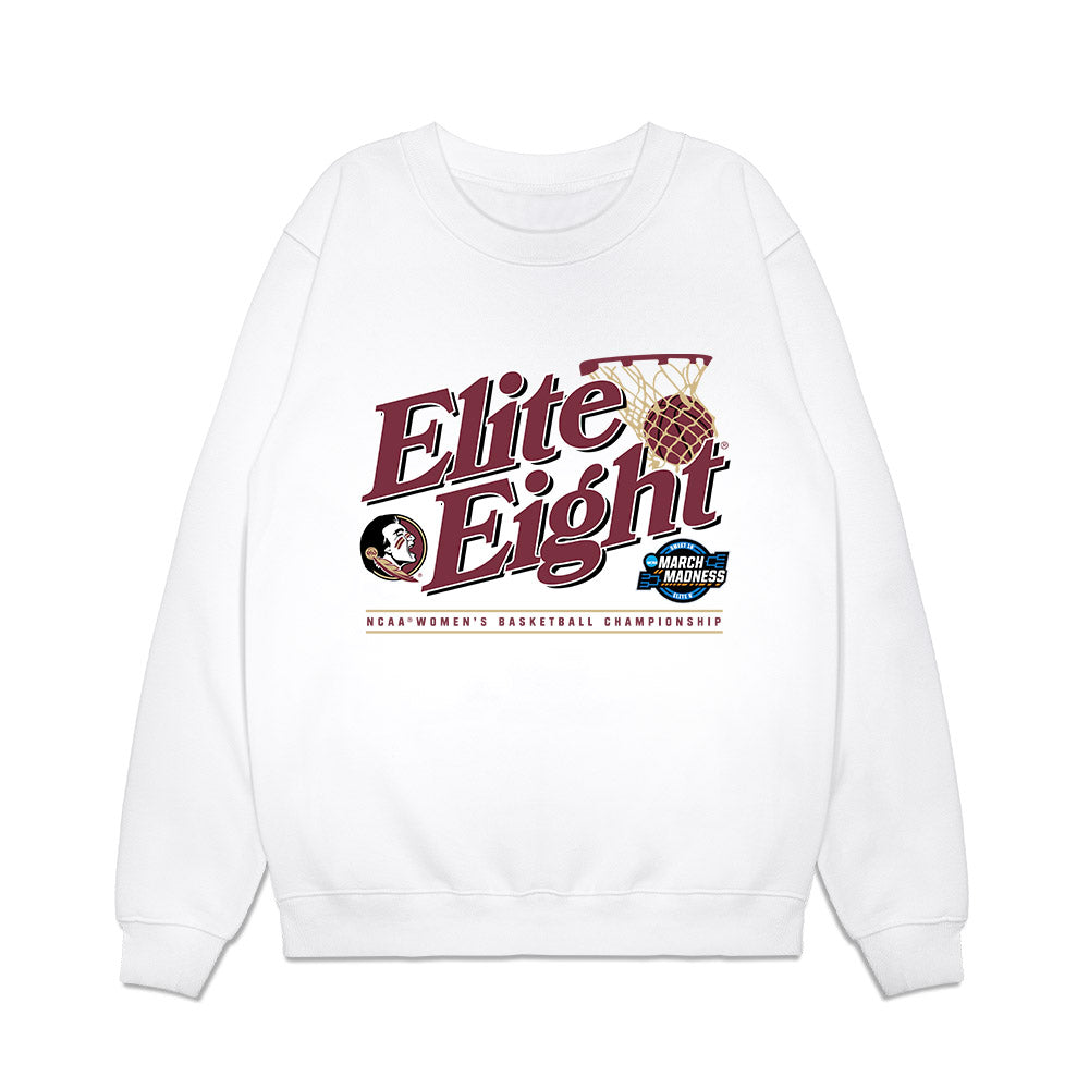 FSU - NCAA Women's Basketball : Amaya Bonner - NCAA® March Madness® 2025 Elite 8 Shersey Premium Crewneck Sweatshirt-0