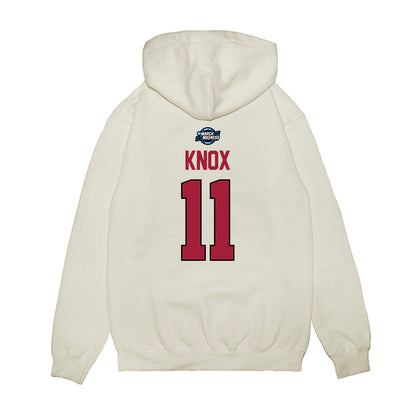 Arkansas - NCAA Men's Basketball : Karter KnoxPremium Hooded Sweatshirt-1