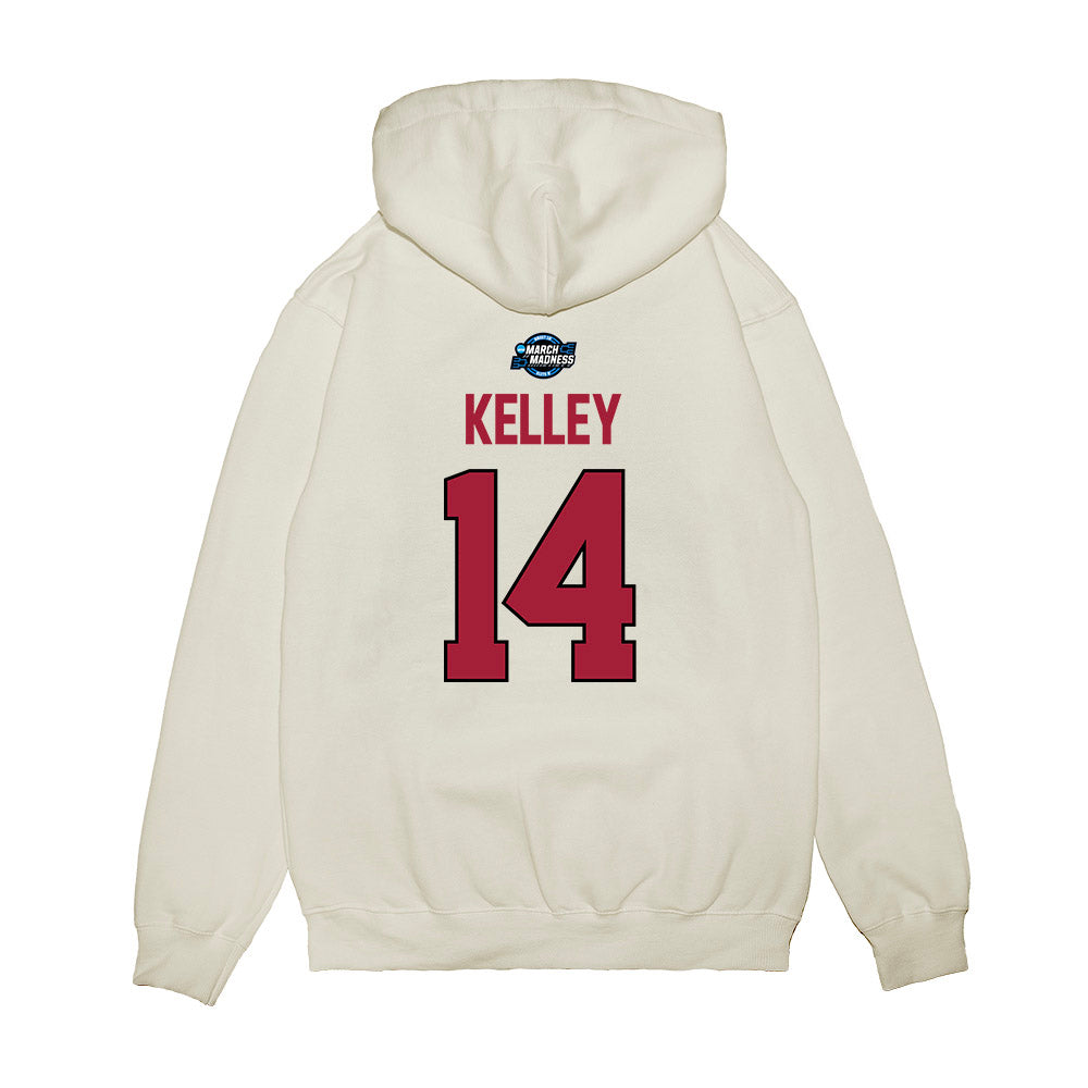 Arkansas - NCAA Men's Basketball : Ayden KelleyPremium Hooded Sweatshirt-1