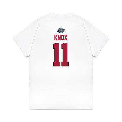 Arkansas - NCAA Men's Basketball : Karter Knox - NCAA® March Madness® 2025 Sweet Sixteen Shersey Premium T-Shirt-1