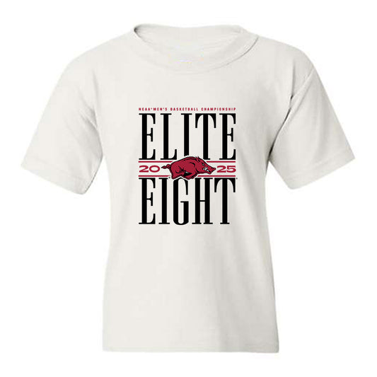 Arkansas - NCAA Men's Basketball : Billy Richmond III - NCAA® March Madness® 2025 Elite Eight Youth T-Shirt-0