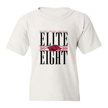 Arkansas - NCAA Men's Basketball : Trevon Brazile - NCAA® March Madness® 2025 Elite Eight Youth T-Shirt-0