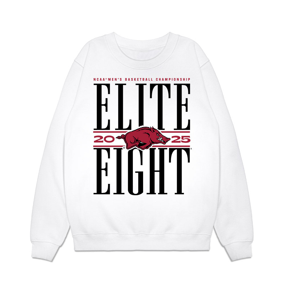 Arkansas - NCAA Men's Basketball : Ayden Kelley - NCAA® March Madness® 2025 Elite Eight Premium Crewneck Sweatshirt-0