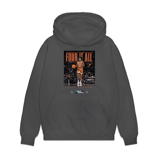 Texas - NCAA Women's Basketball : Rori Harmon - NCAA® March Madness® 2025 Four It All® Premium Hooded Sweatshirt-0