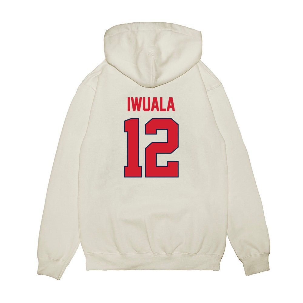Ole Miss - NCAA Women's Basketball : Christeen Iwuala - NCAA® March Madness® 2025 Sweet 16 Shersey Premium Hooded Sweatshirt-1