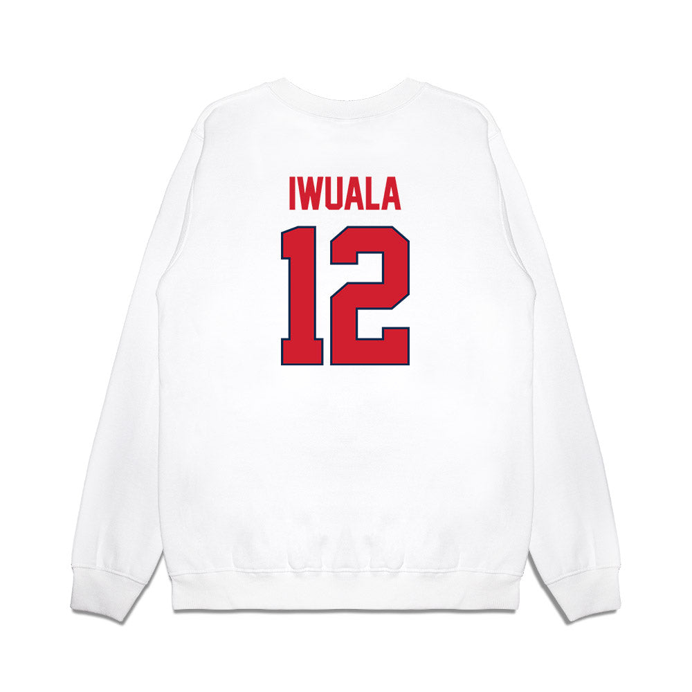 Ole Miss - NCAA Women's Basketball : Christeen Iwuala - NCAA® March Madness® 2025 Sweet 16 Shersey Premium Crewneck Sweatshirt-1