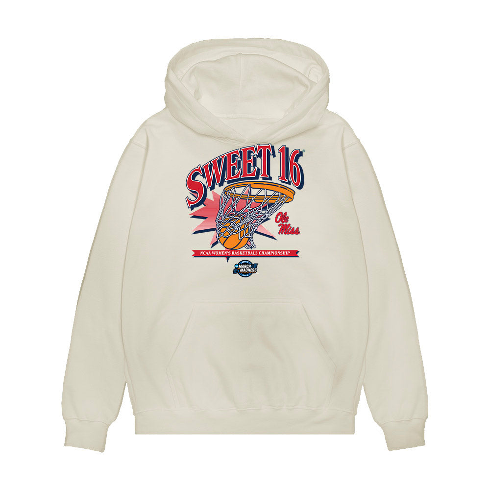 Ole Miss - NCAA Women's Basketball : Christeen Iwuala - NCAA® March Madness® 2025 Sweet 16 Shersey Premium Hooded Sweatshirt-0