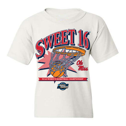 Ole Miss - NCAA Women's Basketball : Christeen Iwuala - NCAA® March Madness® 2025 Sweet 16 Shersey Youth T-Shirt-0