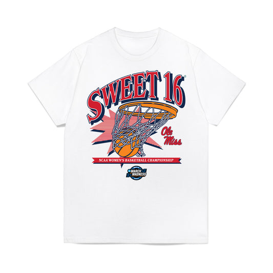 Ole Miss - NCAA Women's Basketball : Christeen Iwuala - NCAA® March Madness® 2025 Sweet 16 Shersey Premium T-Shirt-0