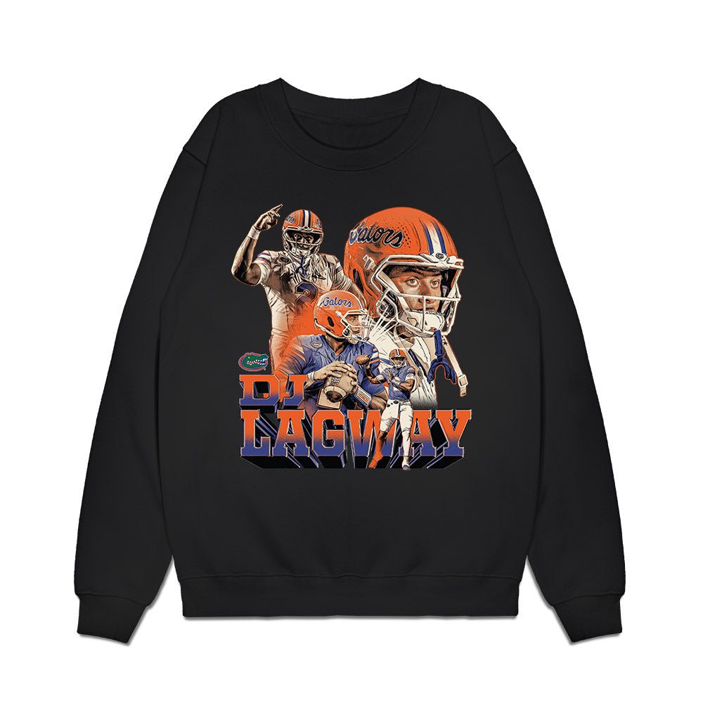 Florida - NCAA Football : DJ Lagway - Collage Premium Crewneck Sweatshirt-0