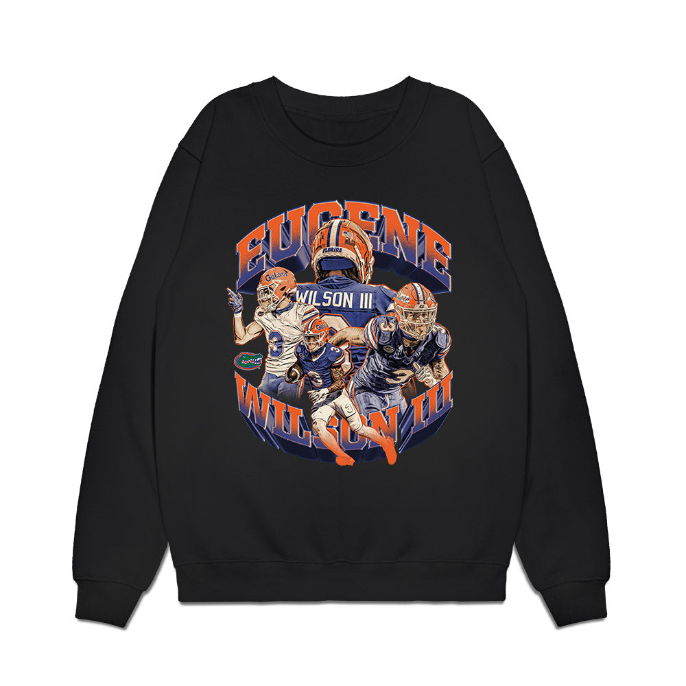 Florida - NCAA Football : Eugene Wilson III - Collage Premium Crewneck Sweatshirt-0